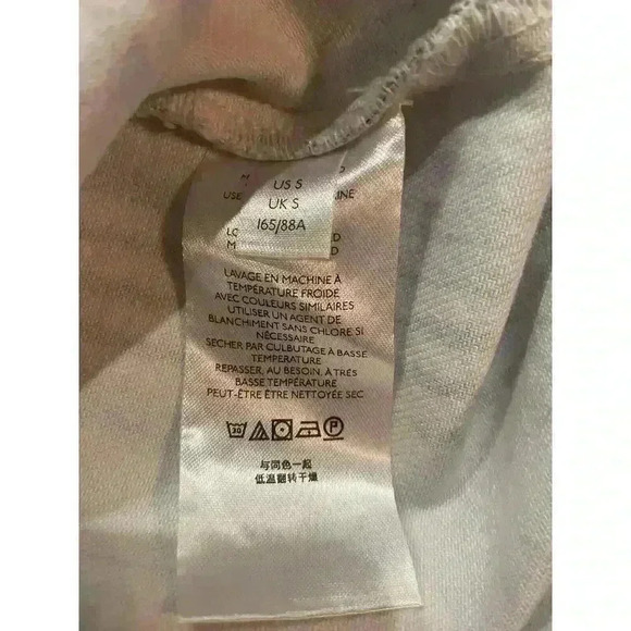 Anthropologie Maeve Oversize Denim Shirt S Shacket Jacket Boho Patchwork Stripe - Picture 14 of 14